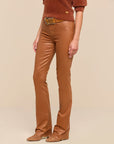 Selma Coated Bootcut Jean Java Coated side