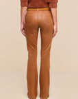 Selma Coated Bootcut Jean Java Coated back