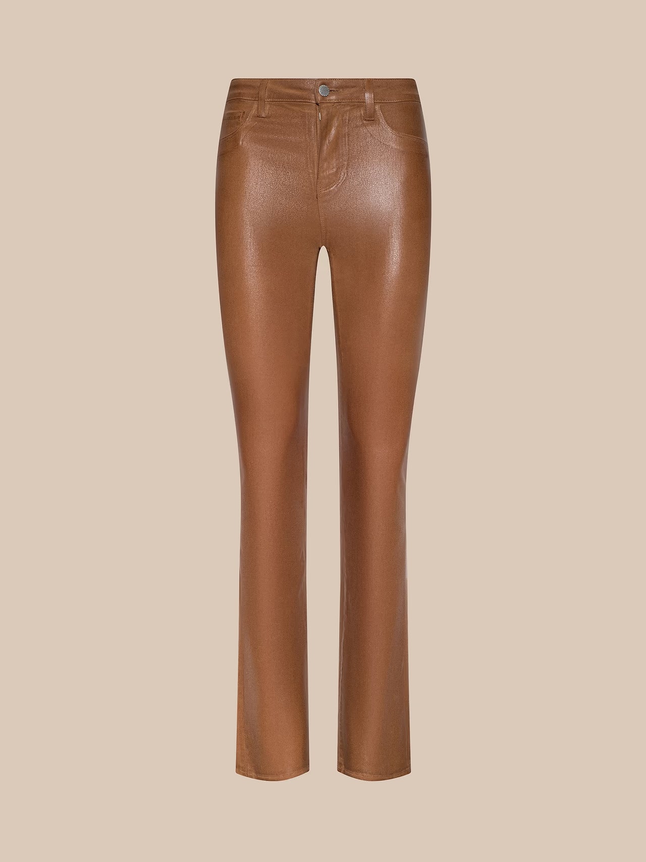 Selma Coated Bootcut Jean Java Coated