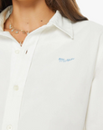 The Bestie Button Down embroidery detail