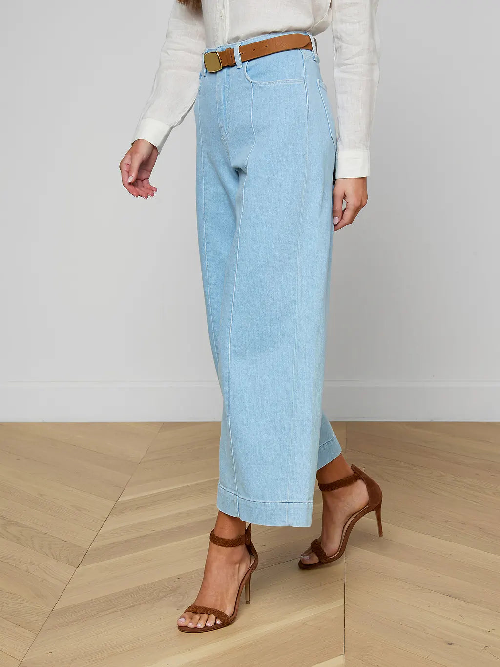 Houston Cropped Wide-Leg Jean side