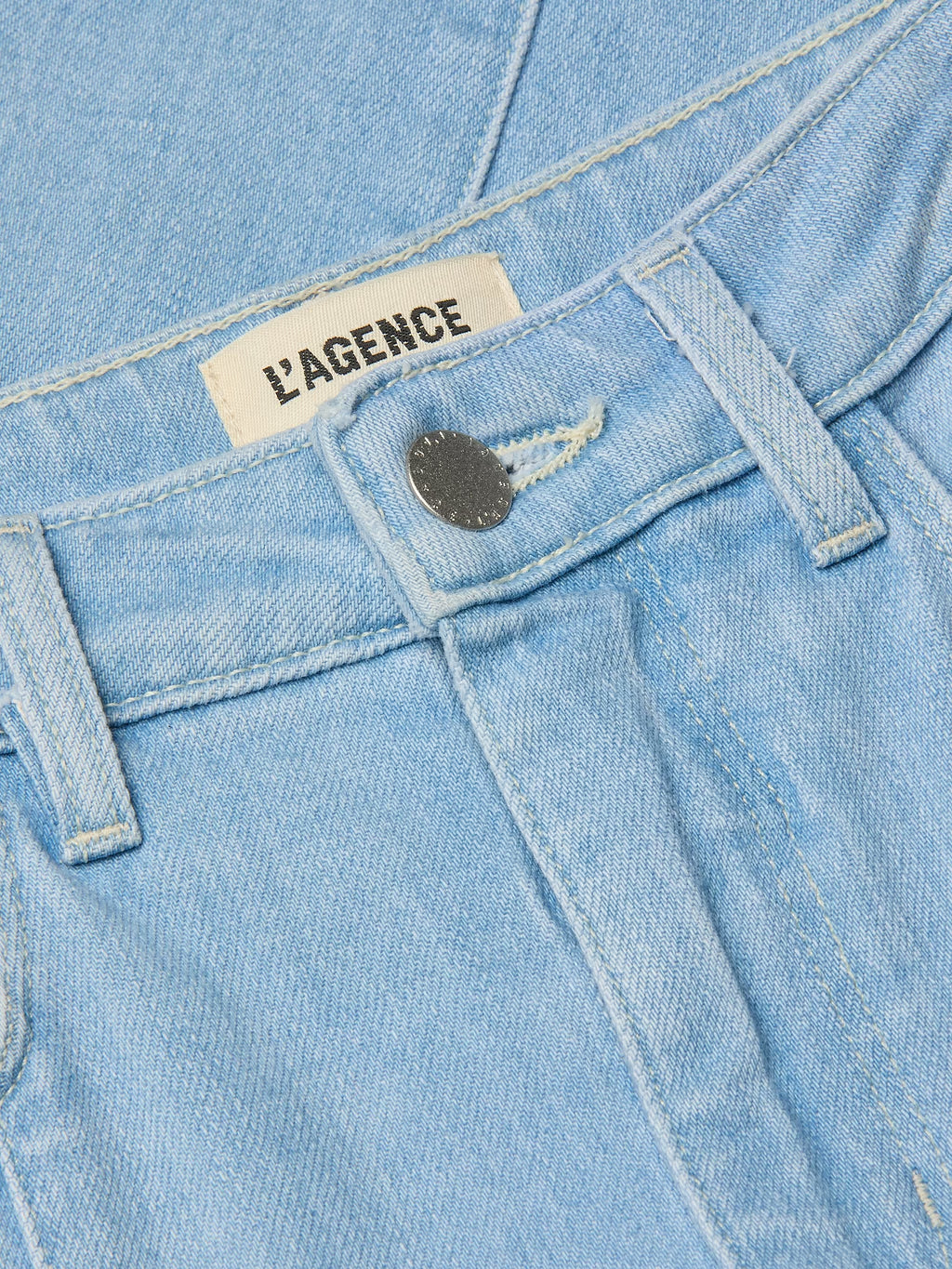 Houston Cropped Wide-Leg Jean super close up front