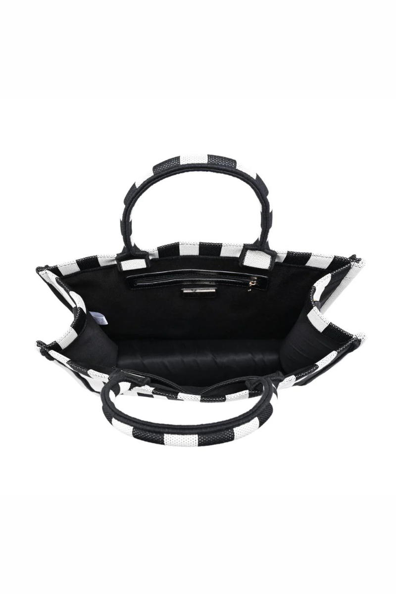 Iona Tote Bag top view, open