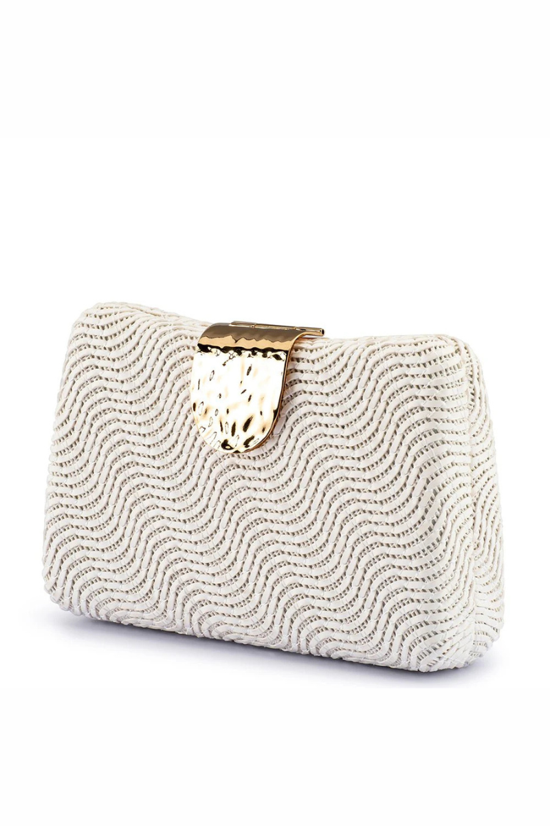 Lindy Woven Clutch front/side