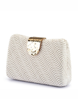 Lindy Woven Clutch front/side