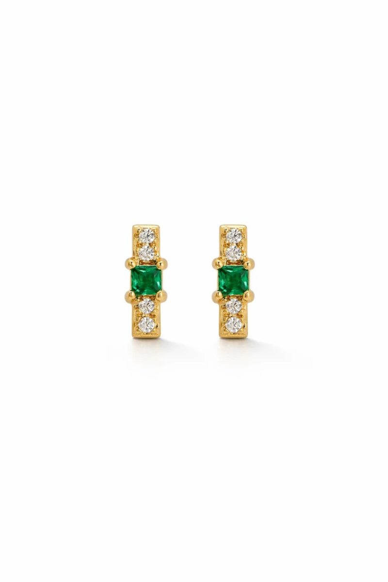 Lana Stud Earrings front view close up
