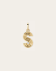 Groovy Diamond Initial Charm S