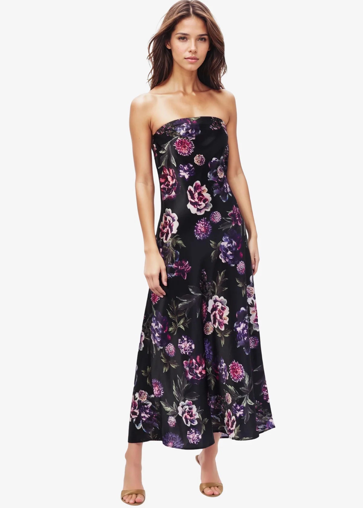 Noelle Strapless Dress front view
