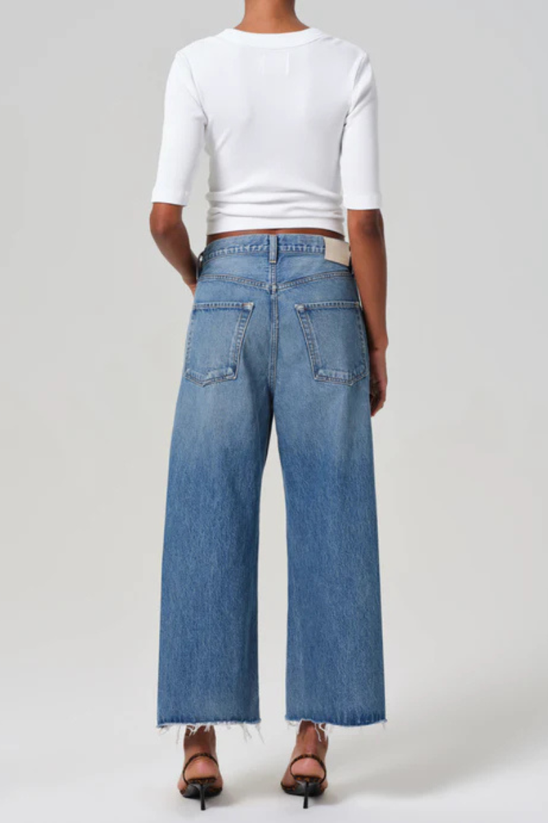 Citizens of Humanity Ayla Raw Hem Crop Jean back