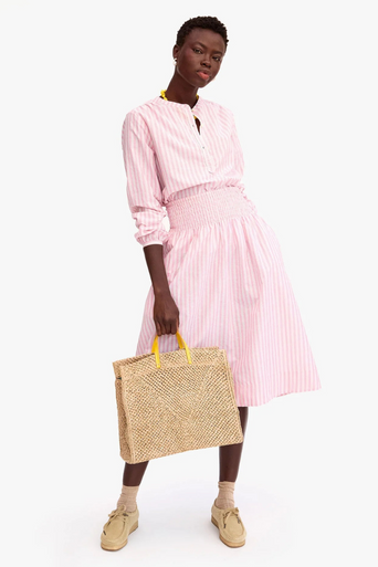 Clare V Summer Simple Tote Raffia full body
