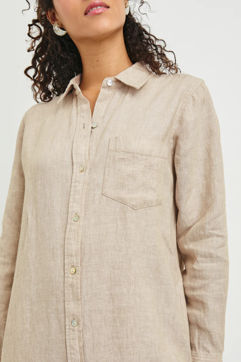 Rails Val Shirtdress close up