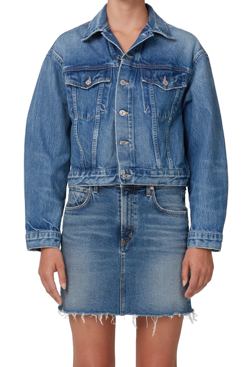Citizens of Humanity Dulce Denim Jacket closed front