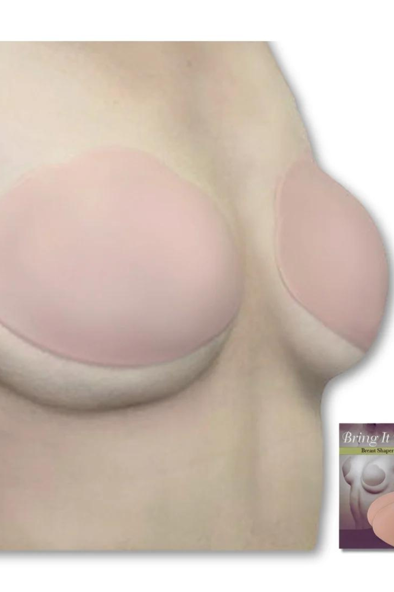 Bring It Up Clear Breast Shaper A/B on model