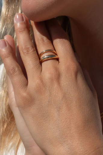 Thatch Cielo Ring on hand