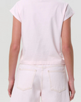 Agolde Bryce Cap Sleeve Tee Cosmos back