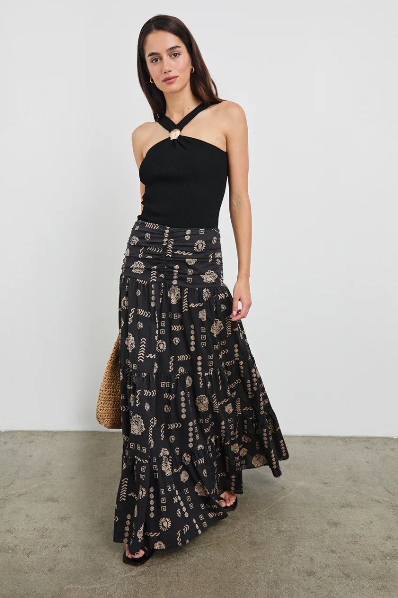 Rails Agatha Shells Maxi Skirt full body