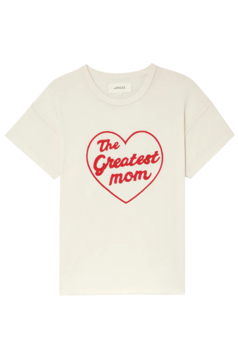 The Great the Boxy Crew Tee flat lay