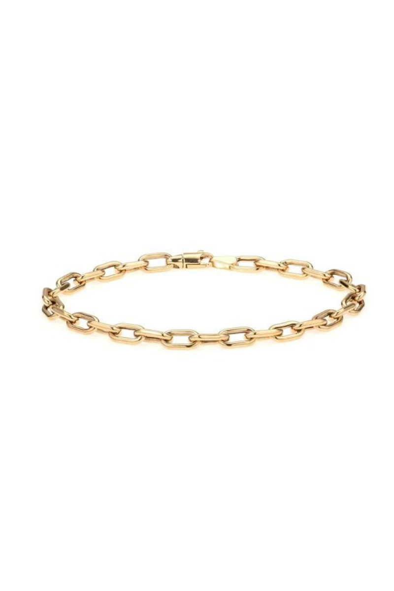 Adina Reyter 4mm Wide Italian Link Bracelet full view