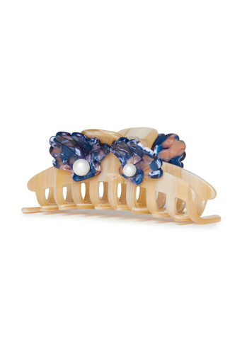 Lele Sadoughi Large Shell Claw Clip front/side