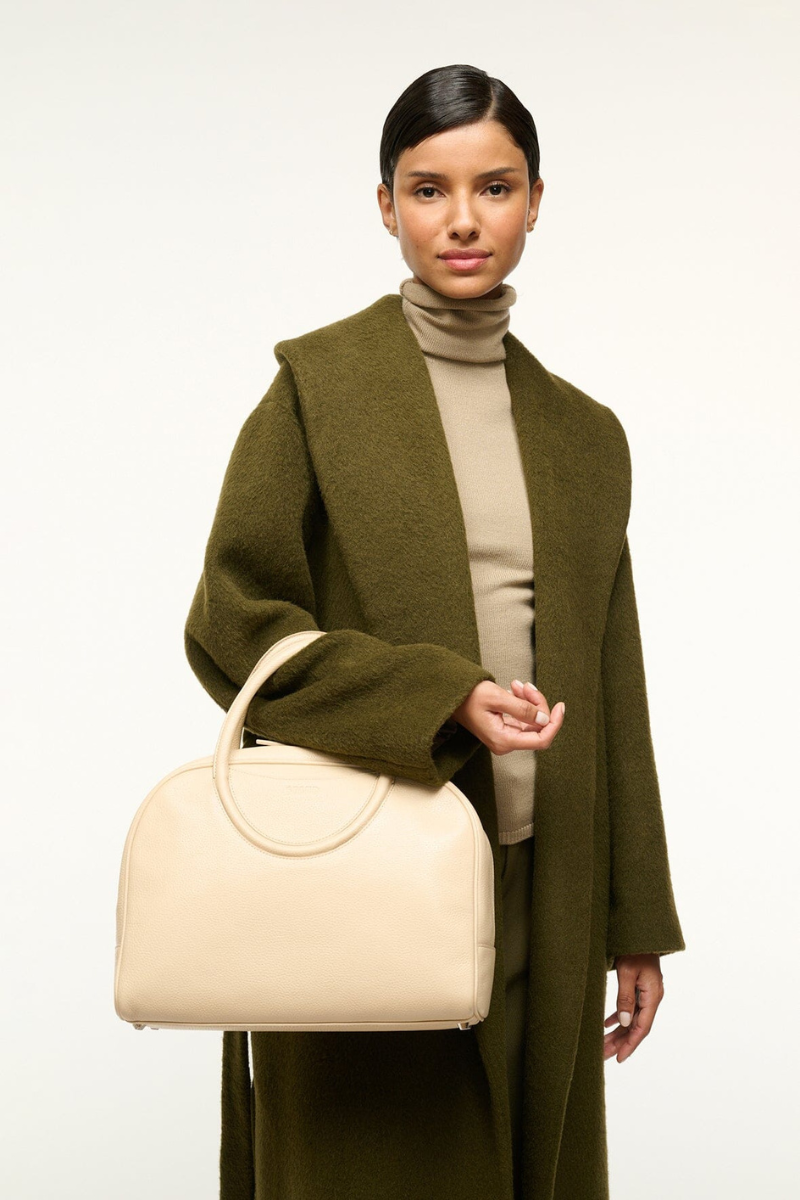 Staud Maude Bowler Bag on arm
