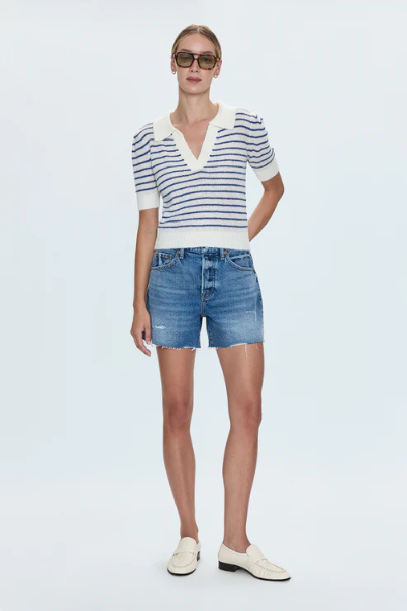 Pistola Andie Denim Short full body front