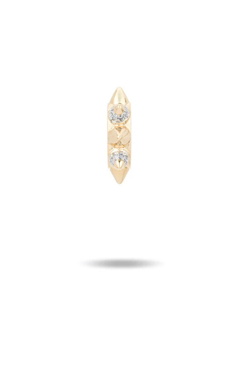 Adina Reyter Pave 8 Spike Big Bead front