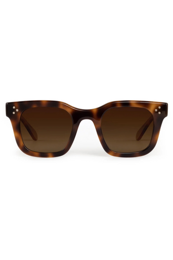 Krewe Celeste Maple and Crystal Polarized Sunglasses front by itself