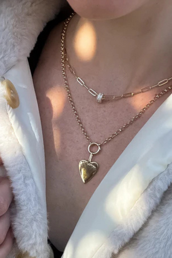Thatch Astra Pave Necklace stacked