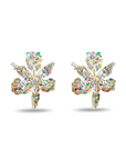 Lele Sadoughi Small Paper Lily Earring side by side