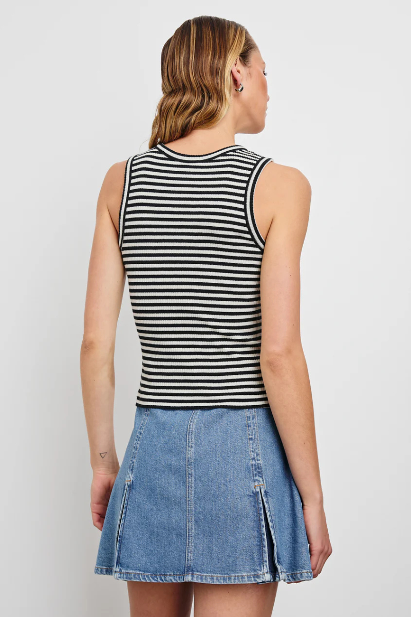 Rails Stripe Racer Tank back