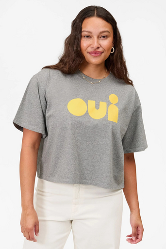 Clare V Le Carre Oui Tee front size XL