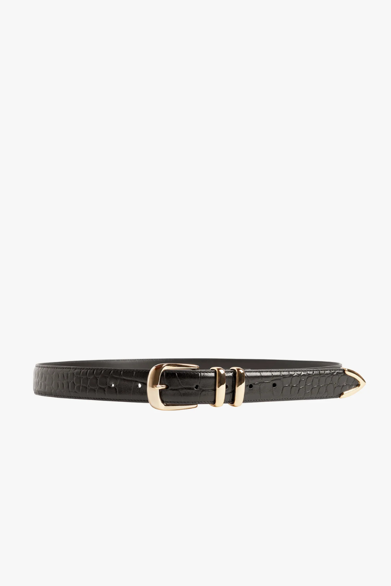 Favorite Daughter the Jordan Croc Embossed Belt front