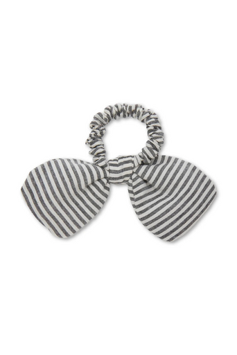 Lele Sadoughi Penny Seersucker Bow Scrunchie back