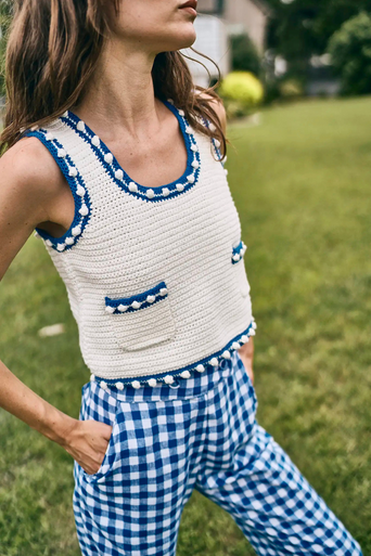 Hunter Bell Clover Sweater Tank front/side