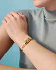Jenny Bird Portia Bangle on wrist