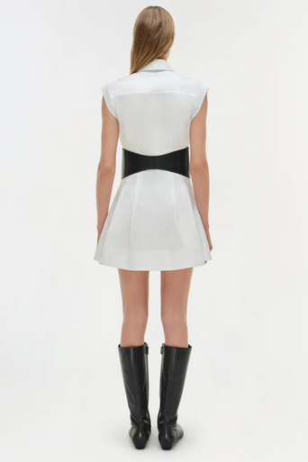 Simkhai Adler Belted Mini Dress back