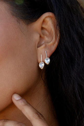 Thatch Aloise Earring doubled up