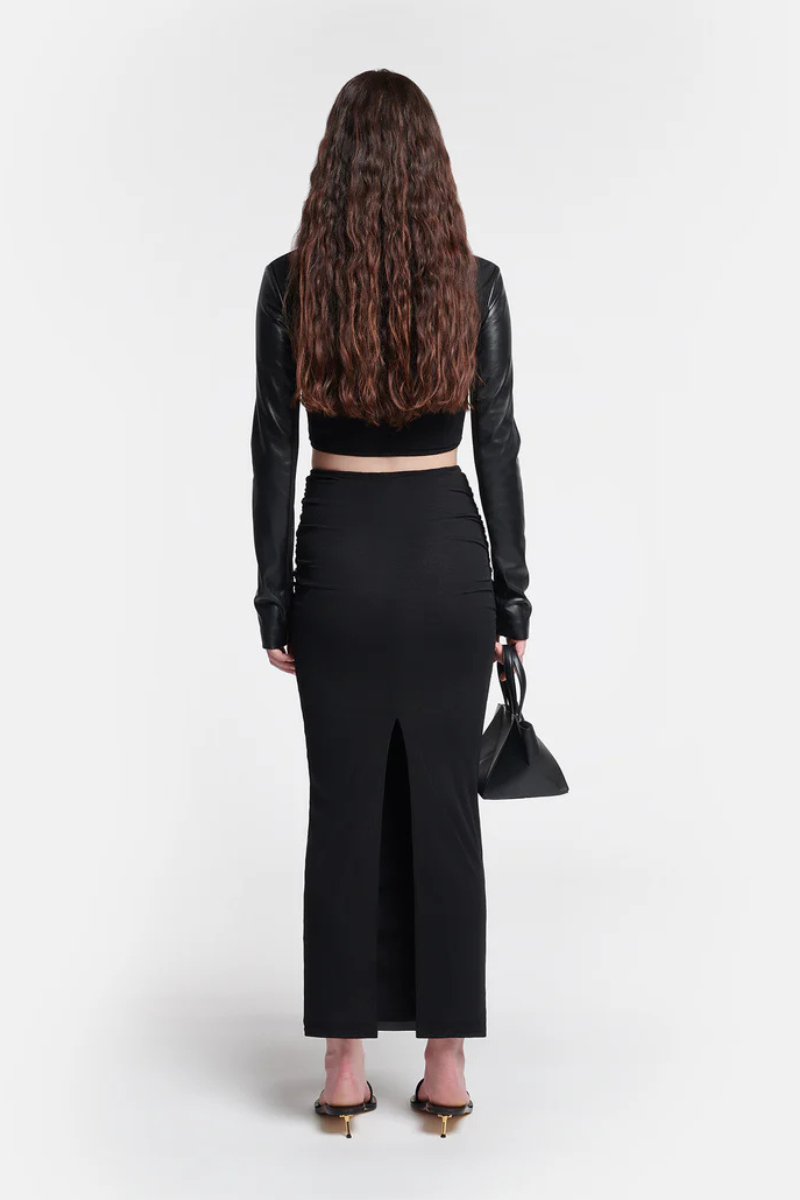Nanushka Mylah Long Sleeve Top full body back
