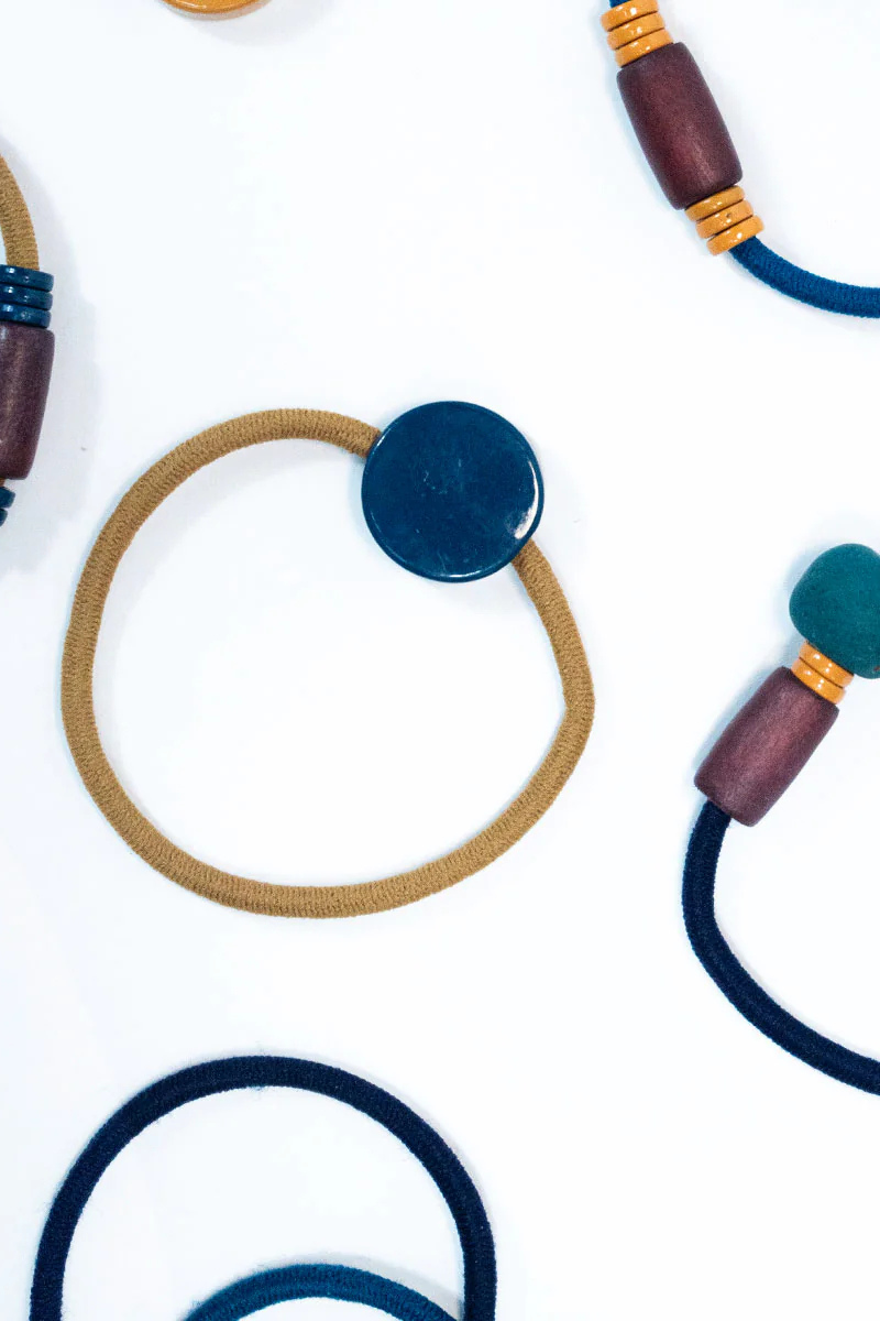 By Lilla Beau Bracelet Hairtie 8 Pack laid flat