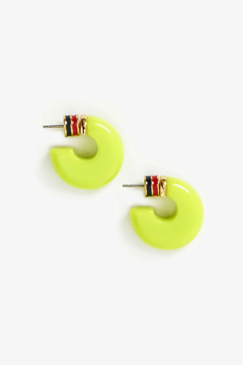 Clare V Le Hoop Resin flat lay