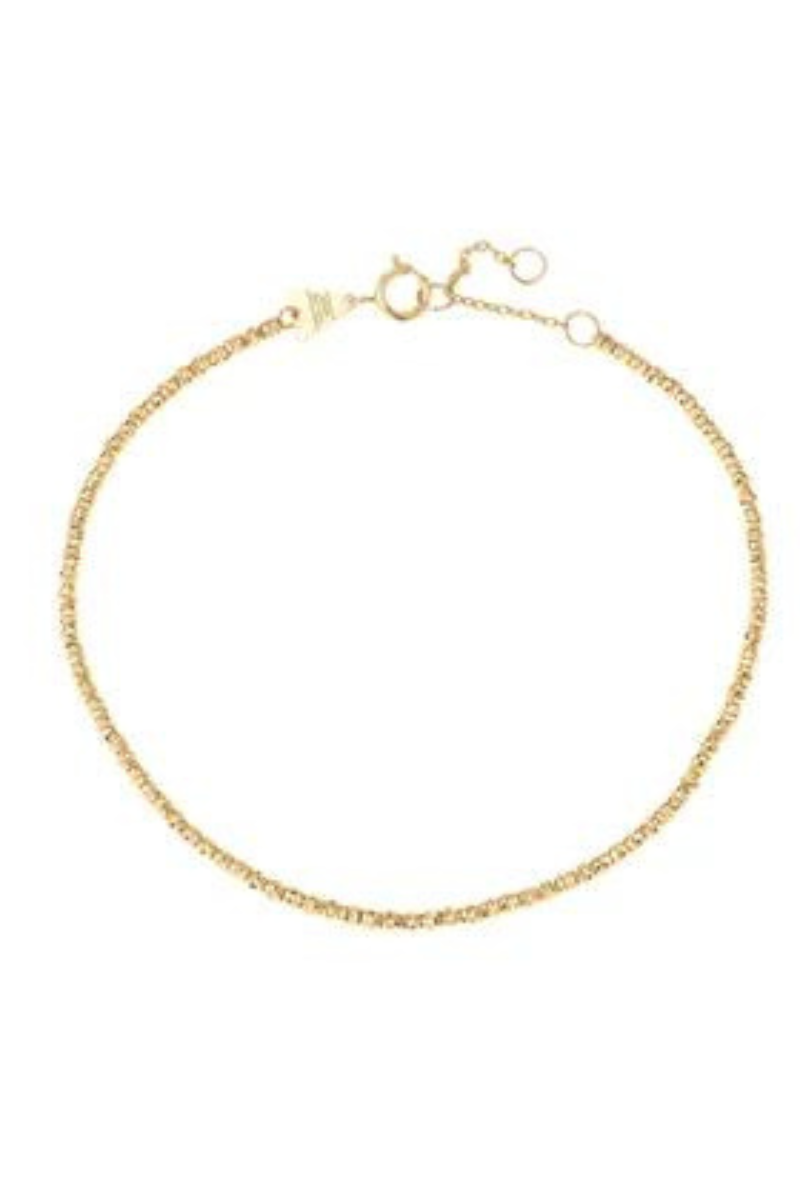 Adina Reyter Bead Chain Bracelet laid flat