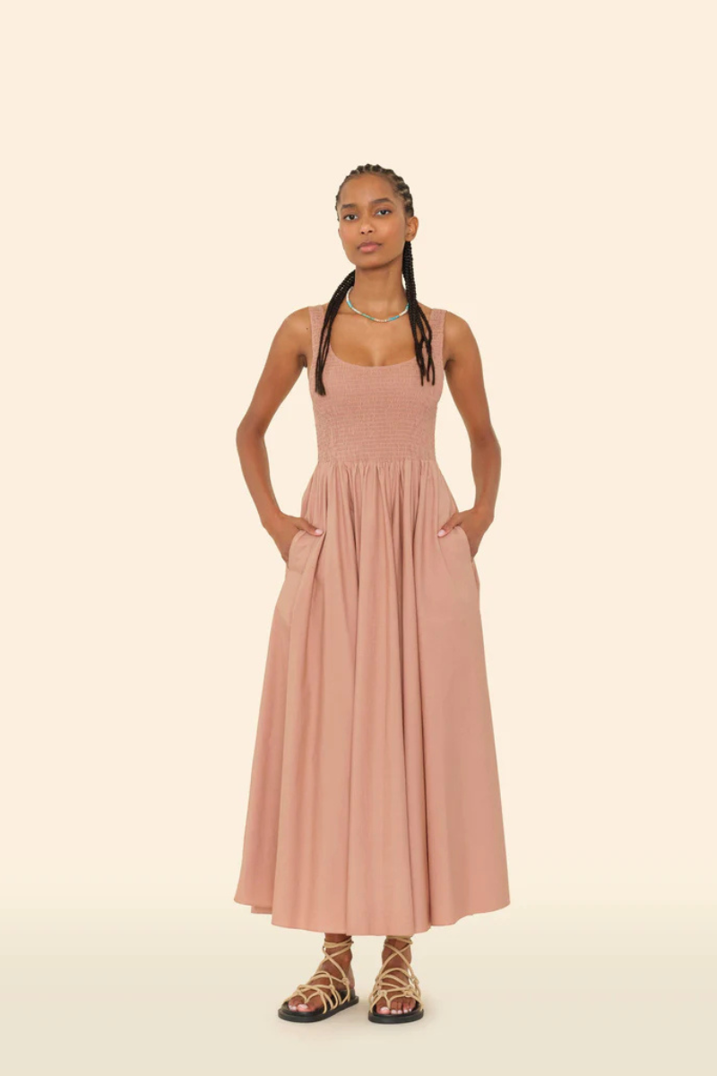 Xirena Cappuccino Florence Dress front