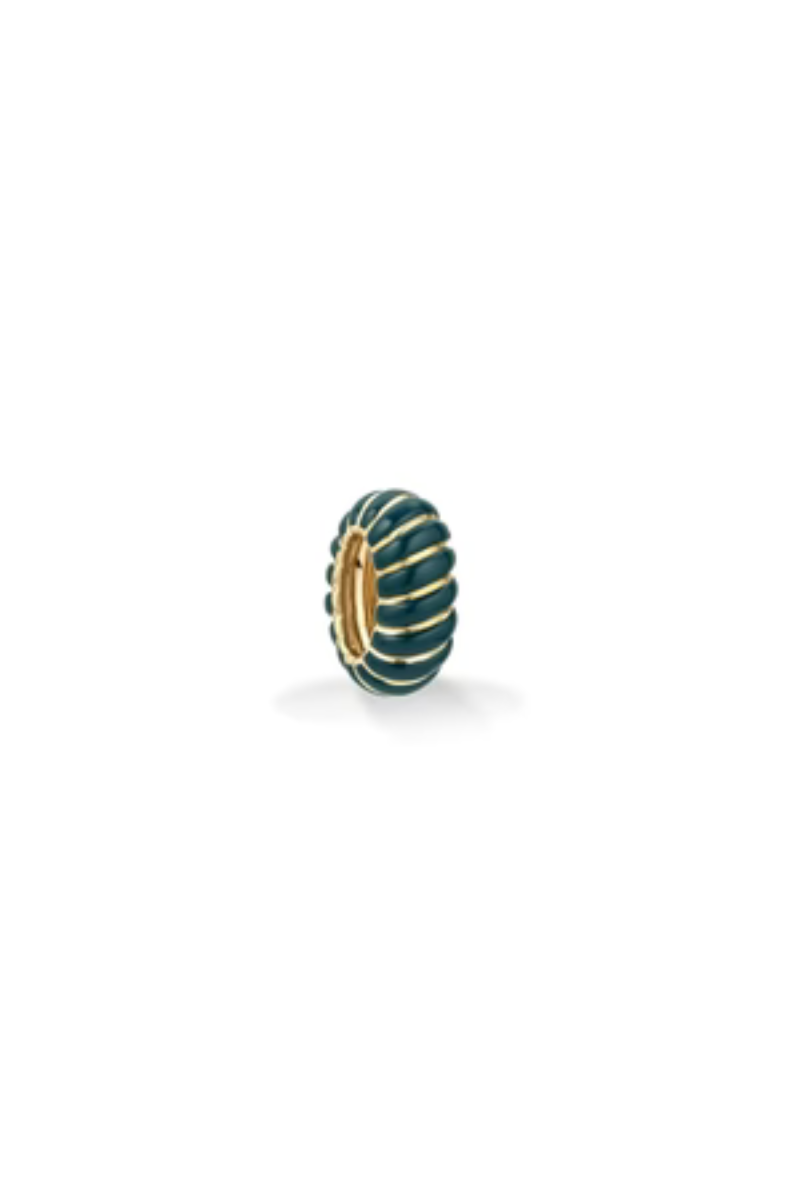 Adina Reyter Green Ceramic Wave Big Bead side