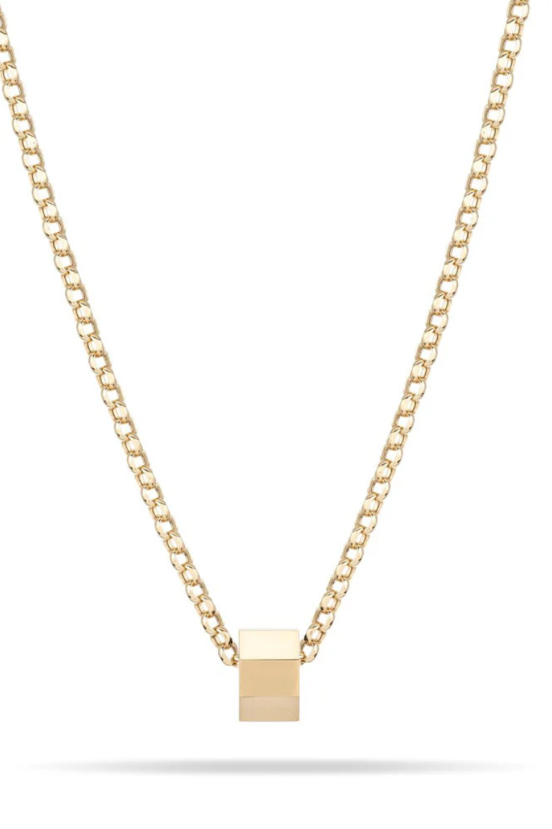 Adina Reyter Engravable Bolt Big Bead on rolo