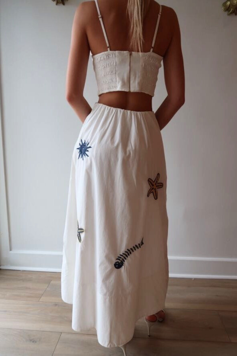 Cleobella Eden Ankle Skirt back