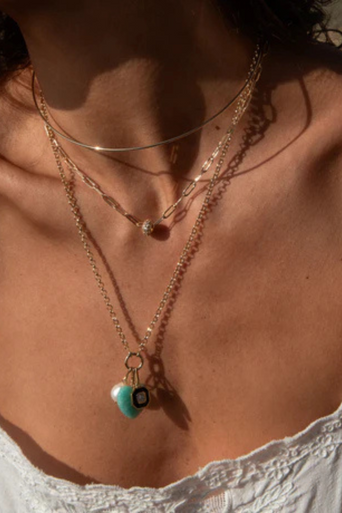 Thatch Vienna Charm Necklace 16-18in layered