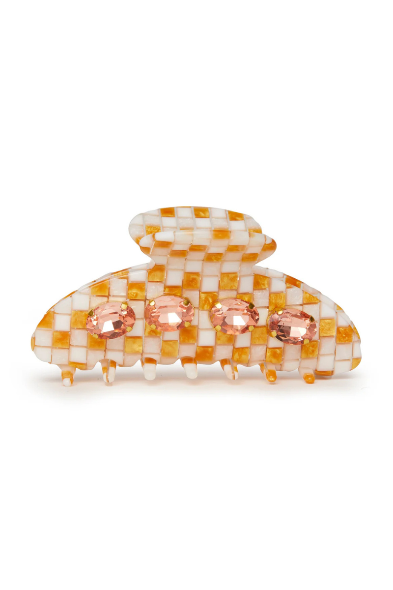 Lele Sadoughi Large Crystal Claw Clip by itself