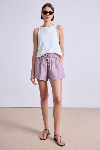 Apiece Apart Trail Short front with white tank