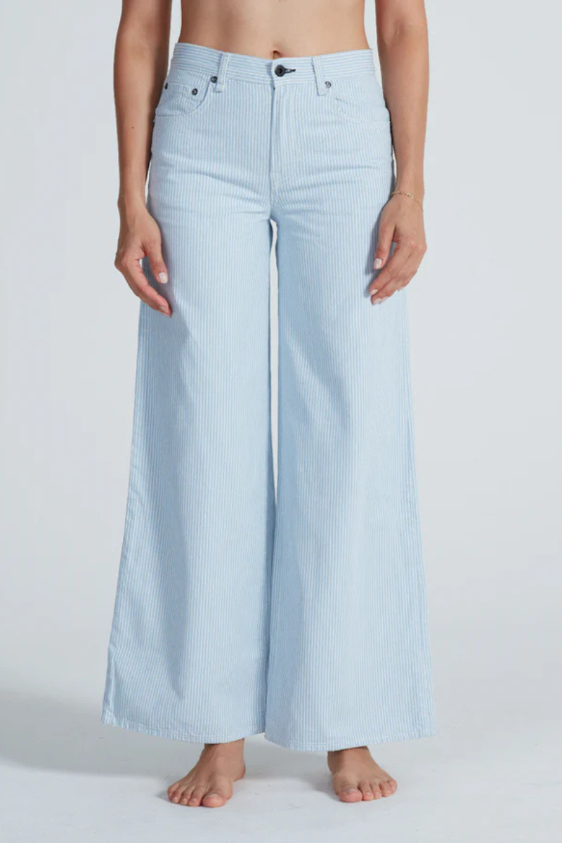 Askk Atomic Wide Leg Stripe Jean front