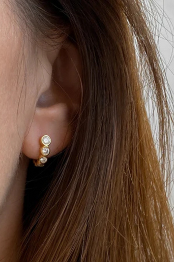 Thatch Astrid Hoop Earring on ear